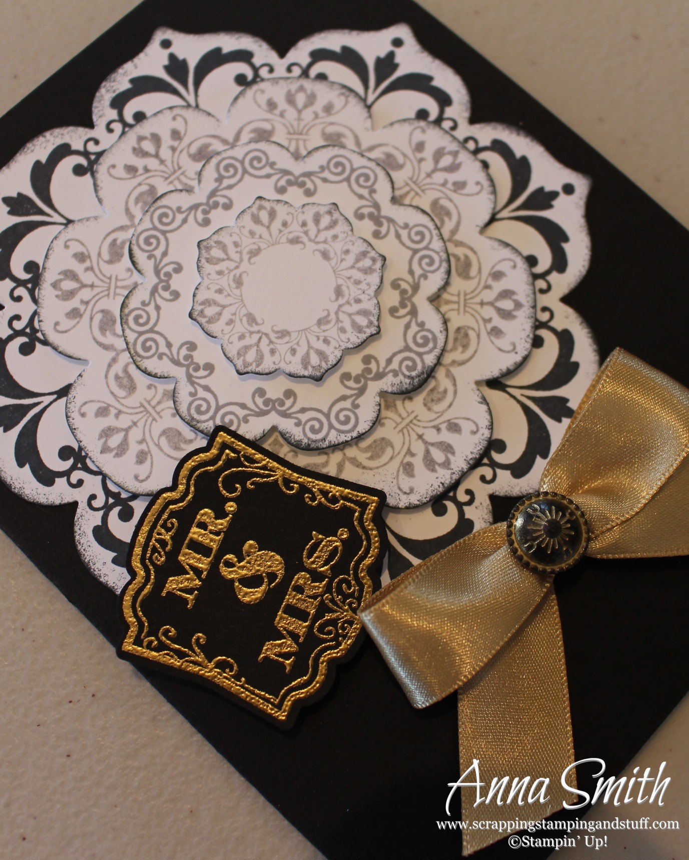 Daydream Medallions Wedding Card