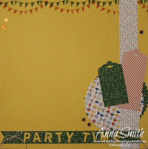 Party Time Scrapbook Page #tgifc11