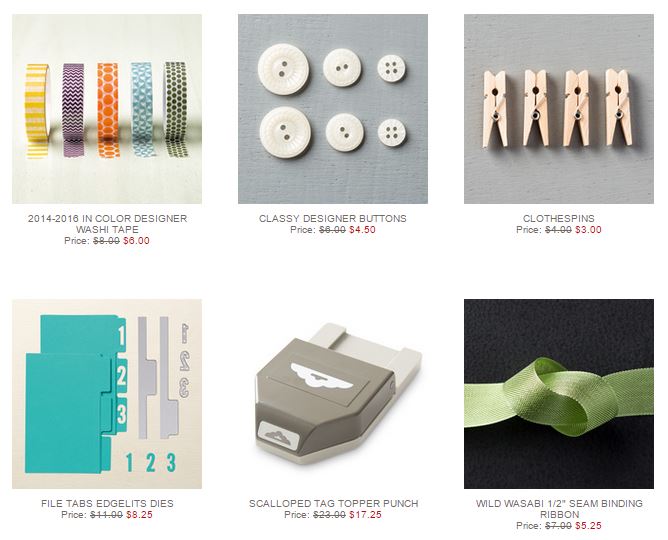 Stampin' Up! Weekly Deals