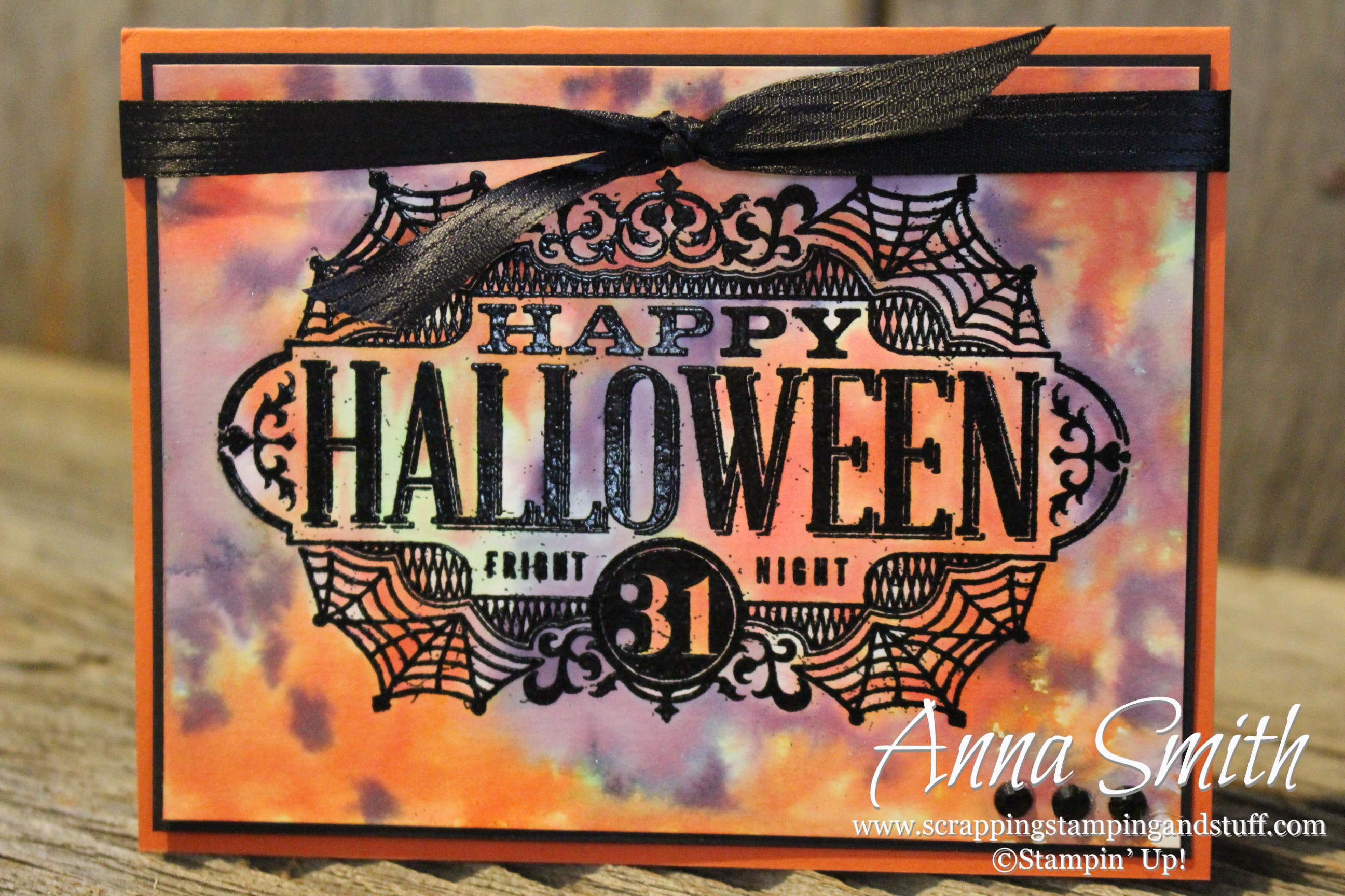 Witches' Night Watercolor Halloween Card