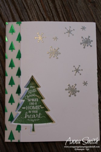 Peaceful Pines Christmas Card Stampin' Up!