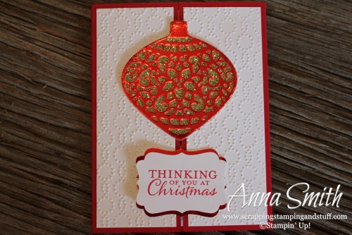 Embellished Ornaments Gate Fold Card