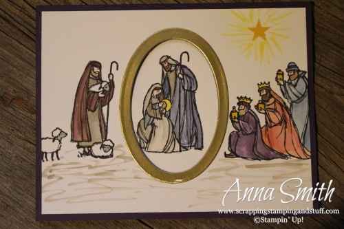 All Ye Faithful Christmas Cards with nativity scenes