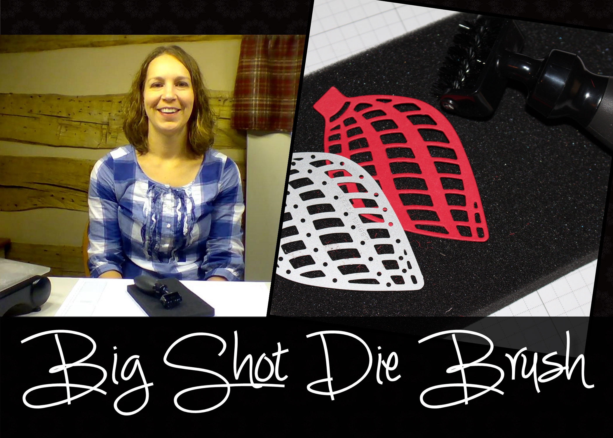 Big Shot die brush- get those tiny pieces out of your die cuts easily!