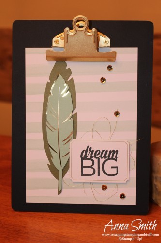 Stampin' Up! Enjoy the Little Things Project Kit clipboard seasonal display