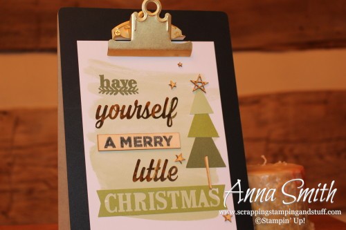 Stampin' Up! Enjoy the Little Things Project Kit clipboard seasonal display