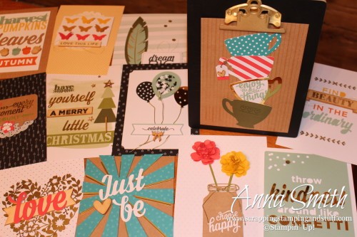 Stampin' Up! Enjoy the Little Things Project Kit clipboard seasonal display