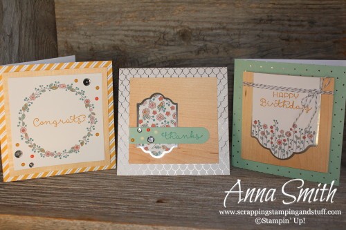 The Cottage Greetings Card Kit has big, beautiful cards that are quick and easy to put together!