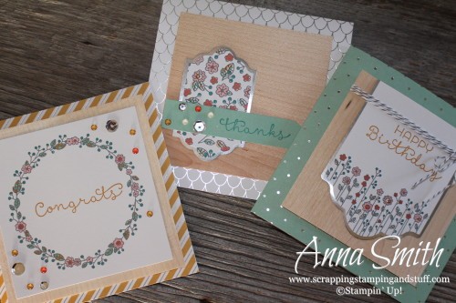 The Cottage Greetings Card Kit has big, beautiful cards that are quick and easy to put together!