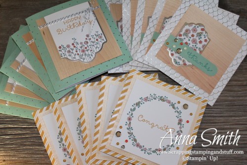 The Cottage Greetings Card Kit has big, beautiful cards that are quick and easy to put together!