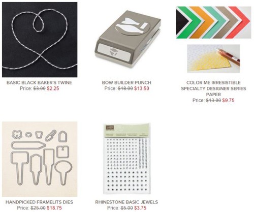 Stampin' Up! Weekly Deals