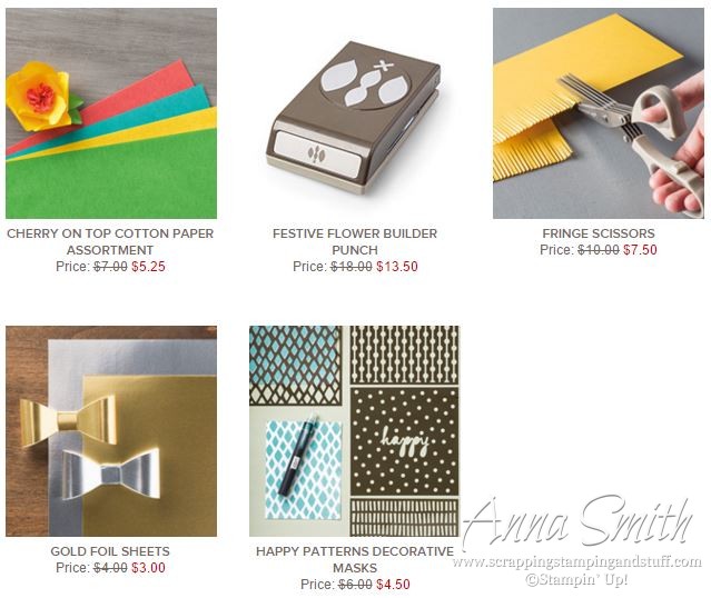 Stampin' Up! Weekly Deals