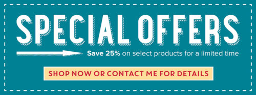 Stampin' Up! Special Offers are 25% off! Available only for a short time.