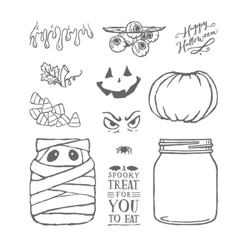 Stampin' Up! Jar of Haunts Stamp Set