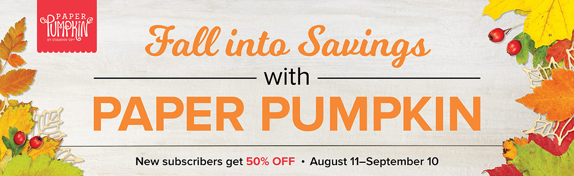 Paper Pumpkin is 50% Off!