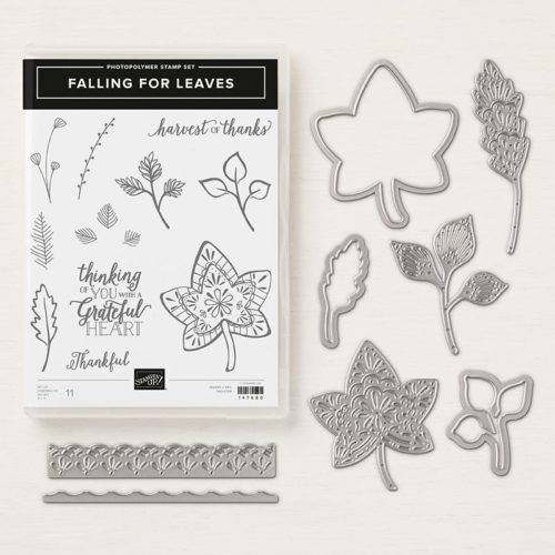 Stampin' Up! Falling for Leaves Stamp Set and Detailed Leaves Thinlits