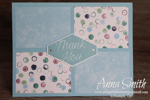 Stampin' Up! Tailored Tag Thank You Note