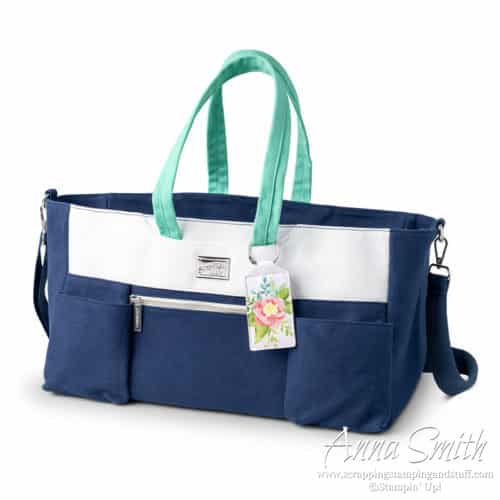 The Stampin' Up! Craft and Carry Tote bag is amazing! It was designed by crafters with craft supplies specifically in mind!