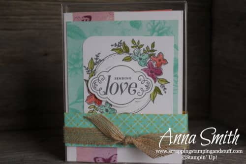 12 Days of DIY Handmade Gift Ideas - Day 2 card set using Stampin' Up! Floral Frames and Label Me Pretty stamp sets and Tea Room designer paper