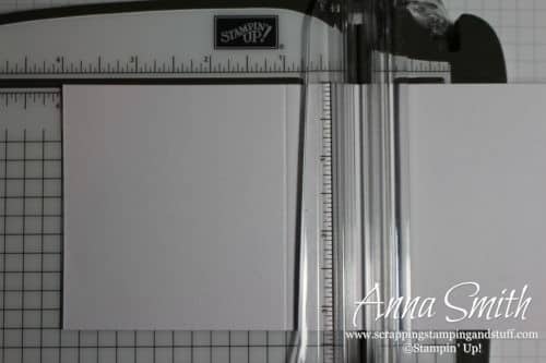 Pen and post-it holder decorated notebook - a quick, easy and inexpensive handmade gift idea - Stampin' Up! 