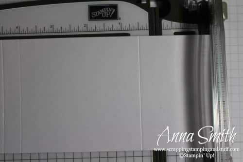 Pen and post-it holder decorated notebook - a quick, easy and inexpensive handmade gift idea - Stampin' Up! 