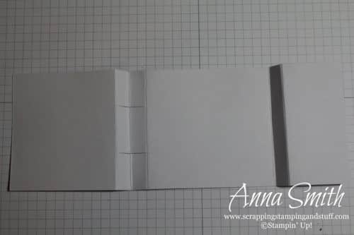 Pen and post-it holder decorated notebook - a quick, easy and inexpensive handmade gift idea - Stampin' Up! 