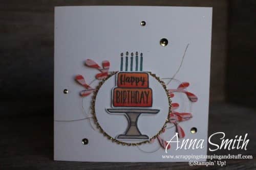 2019 Occasions Catalog Sneak Peek!! Stampin' Up! Piece of Cake birthday card idea