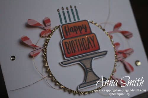 2019 Occasions Catalog Sneak Peek!! Stampin' Up! Piece of Cake birthday card idea