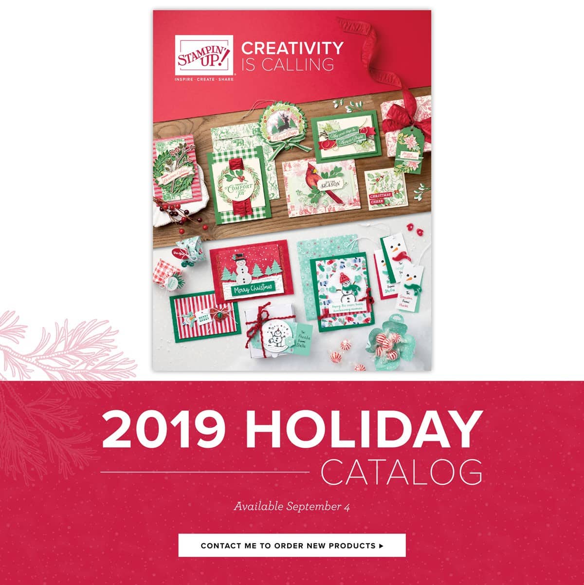 2019 Stampin Up Holiday Catalog Sneak Peeks