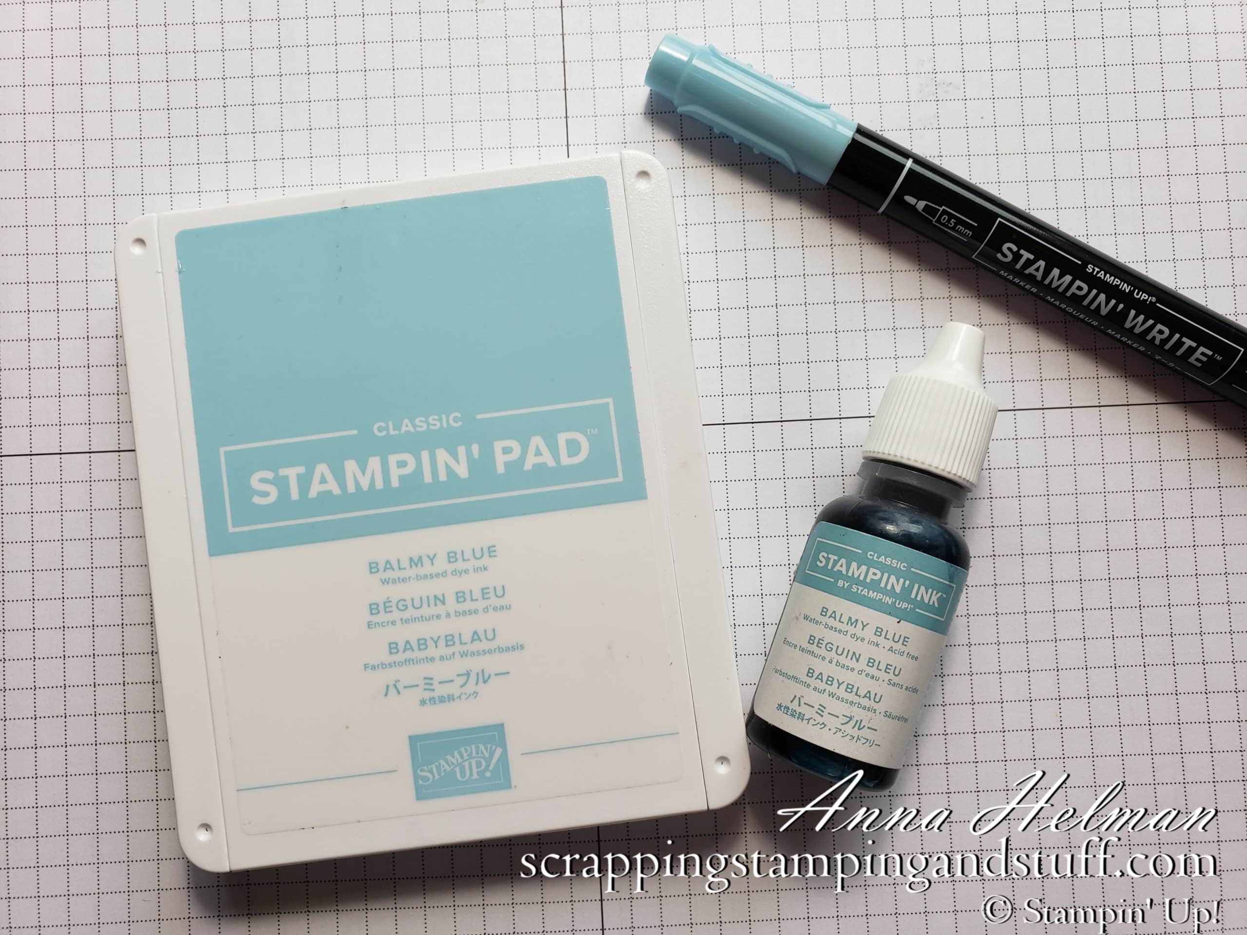 Cardmaking 101 Lesson 4: Ink and How to Open Stampin Up Ink Pads