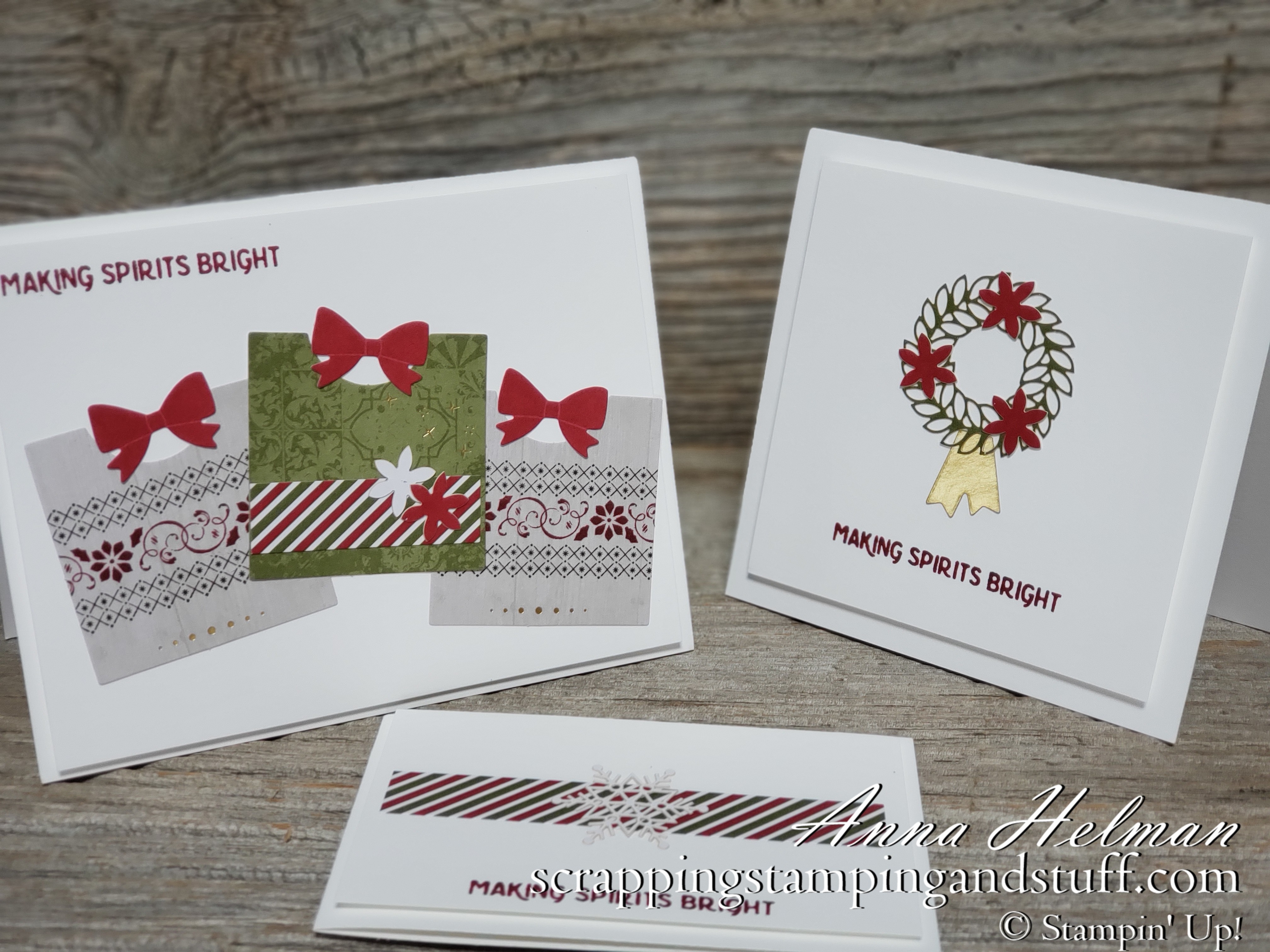 Clean And Simple Christmas Cards