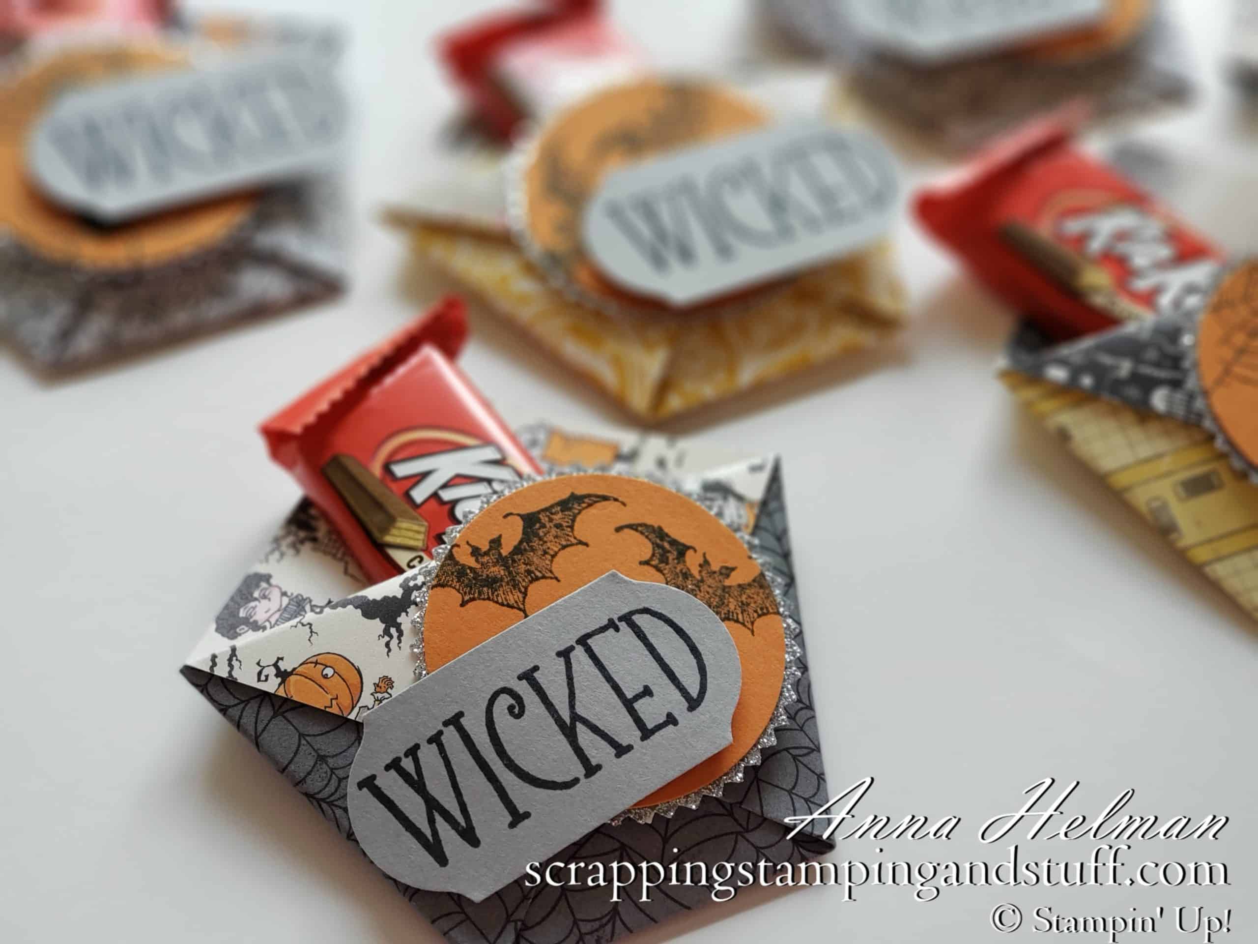 Folded Paper Pocket Treat Holder – DIY Halloween Treats Week Day 3