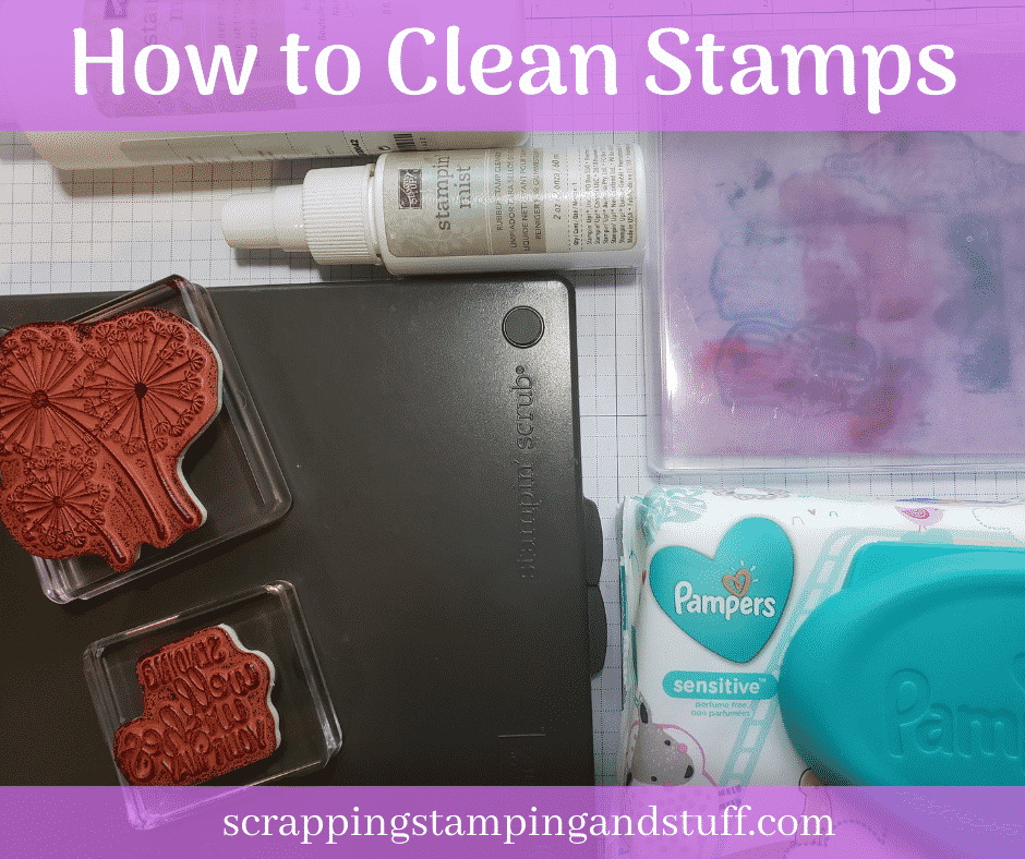 Cardmaking 101 Lesson 8: How to Clean Stamps