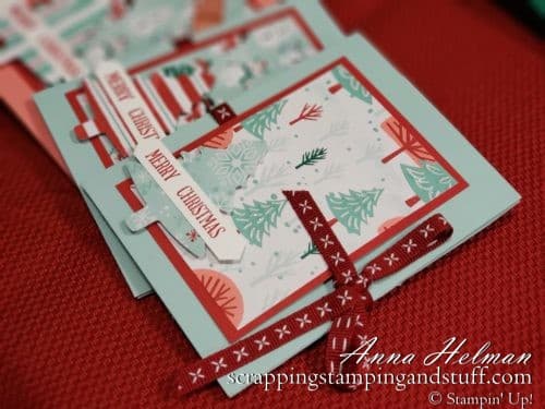 Stampin' Up! DIY Gift Card Holder with Template