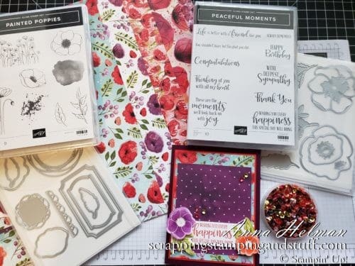 Stampin Up 2020 Mini Catalog Preview , Sale-a-bration Sneak Peeks, and a Peaceful Poppies product suite card sample!