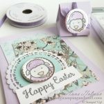 Easter Treat Box Tutorial Using Stampin Up Welcome Easter Stamp Set - Easter Card With Lamb