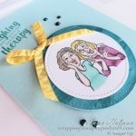 Laughing is the best form of therapy friendship card made using the Stampin Up Young At Heart stamp set