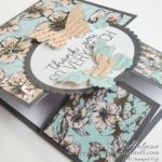 Double Dutch Door fun fold card idea using the Stampin Up Butterfly Gala stamp set includes video tutorial