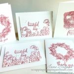 Three Simple Card Designs For Beginning Stampers Using One Stamp Set, One Ink, One Paper - Stampin Up Share What You Love Stamp Set