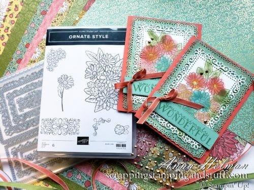 Sneak Peek From the New 2020-2021 Stampin' Up Annual Catalog - Ornate Garden Product Suite