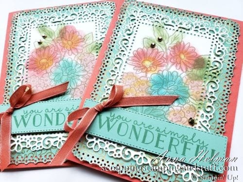 Sneak Peek From the New 2020-2021 Stampin' Up Annual Catalog - Ornate Garden Product Suite