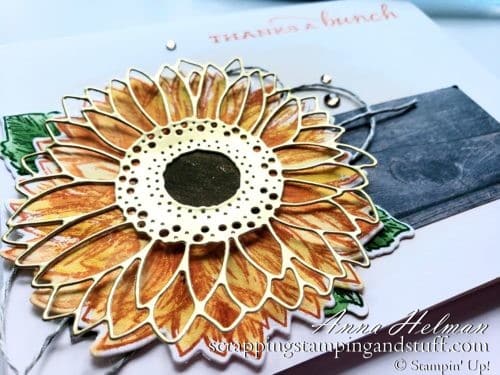 Stampin' Up! 2020-2021 Annual Catalog Sneak Peek! Watercolor Card Tutorial And The Stampin' Up! Celebrate Sunflowers Bundle