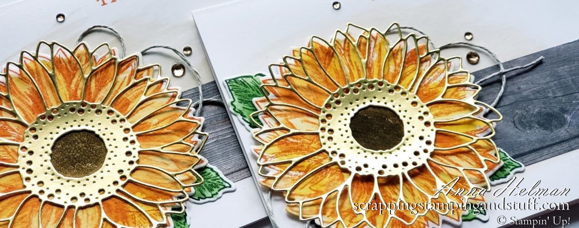 Stampin' Up! 2020-2021 Annual Catalog Sneak Peek! Watercolor Card Tutorial And The Stampin' Up! Celebrate Sunflowers Bundle