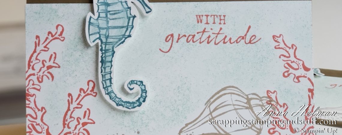 Under The Sea Card Using The Stampin Up Seaside Notions Stamp Set