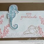 Under The Sea Card Using The Stampin Up Seaside Notions Stamp Set