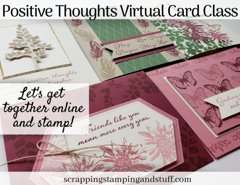 Positive Thoughts Virtual Online Card Class