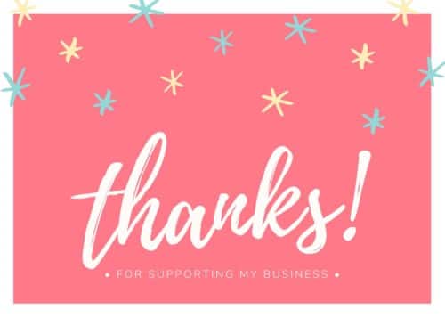 Thank you for $100,000 in sales with Stampin Up