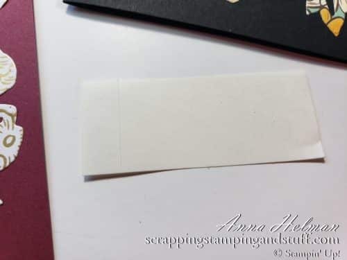 How To Attach Small Die Cuts To Cards and Scrapbook Pages Using Stampin Up Adhesive Sheets