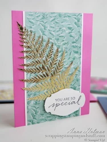 Create Cards In Minutes Using The Flowers For Every Season And Forever Gold Designer Papers