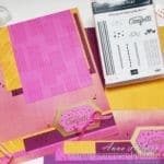 A Quick and Easy Scrapbook Page Idea Using The Stampin Up Pattern Play Stamp Set